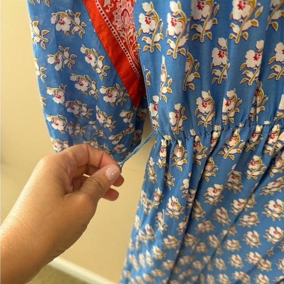 J.Crew Women's V-Neck Cover Up Dress in Classic Block Print Beachwear small - Picture 5 of 8